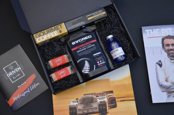 Driven by Coffee Motorsport Box
