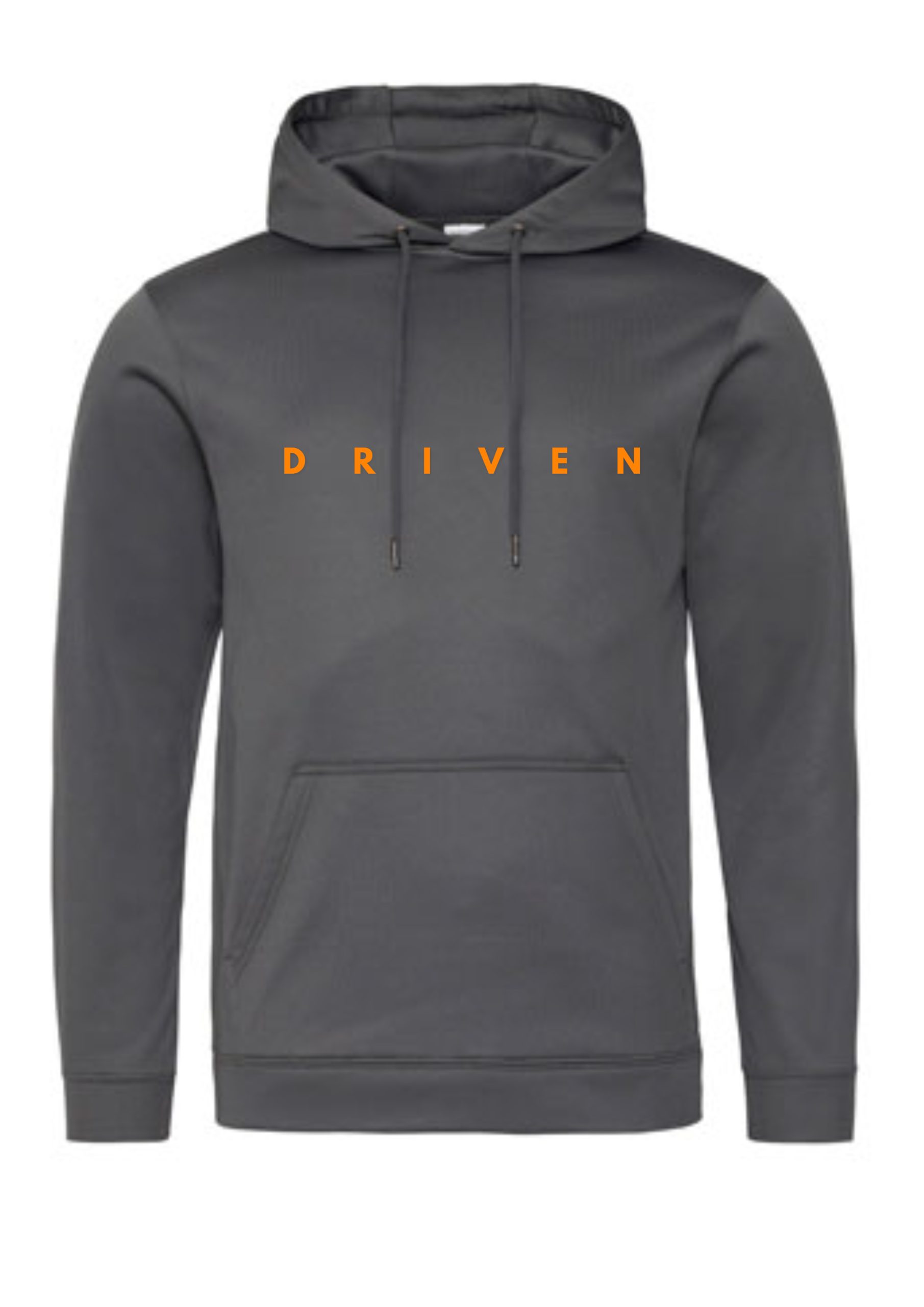 Driven Hoodie Orange_Grey